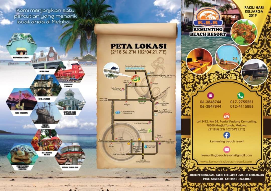 Kemunting Beach Resorts Masjid Tanah Luaran gambar